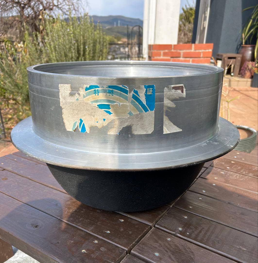 更に値下げ 美品 特性 光釜 アルミ羽釜 40cm