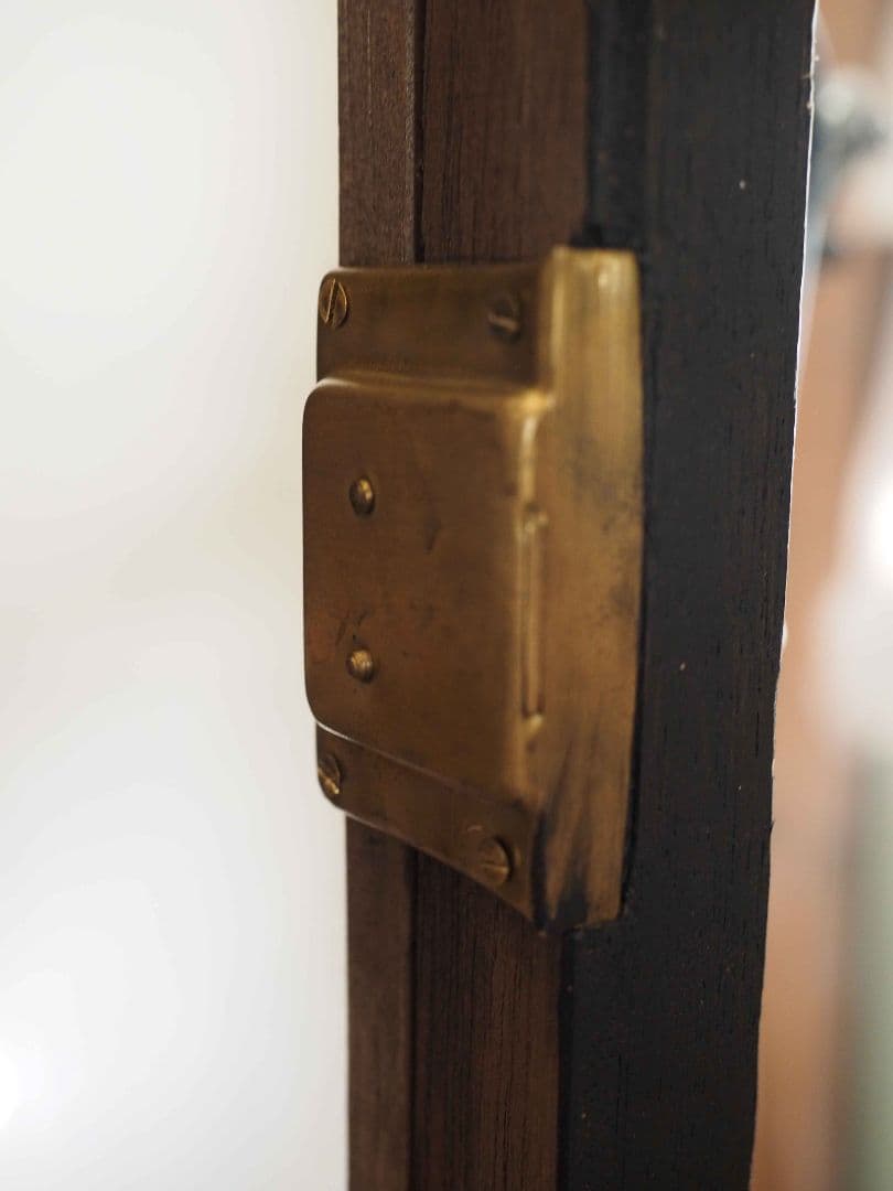 フランス　アンティーク　木製ガラス扉　キャビネット　アンティークキャビネット　棚