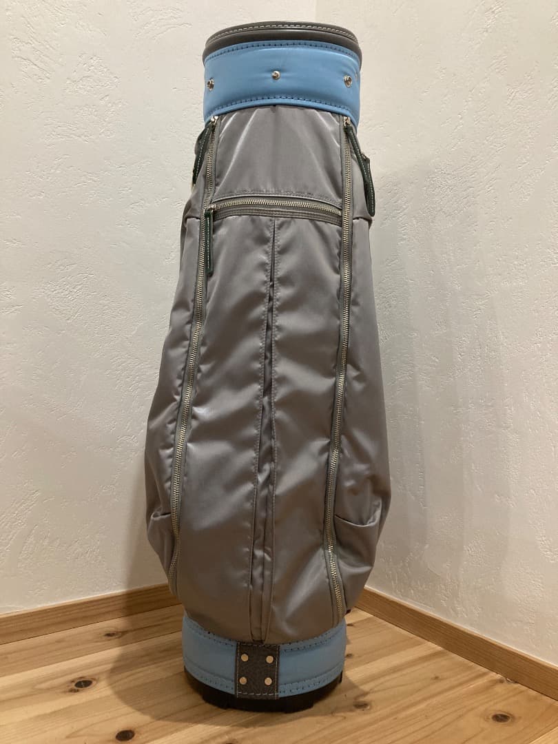 ‼️最終値引き‼️極美品 考英舎 キャディバッグ グレー 9型 1回使用 日本製