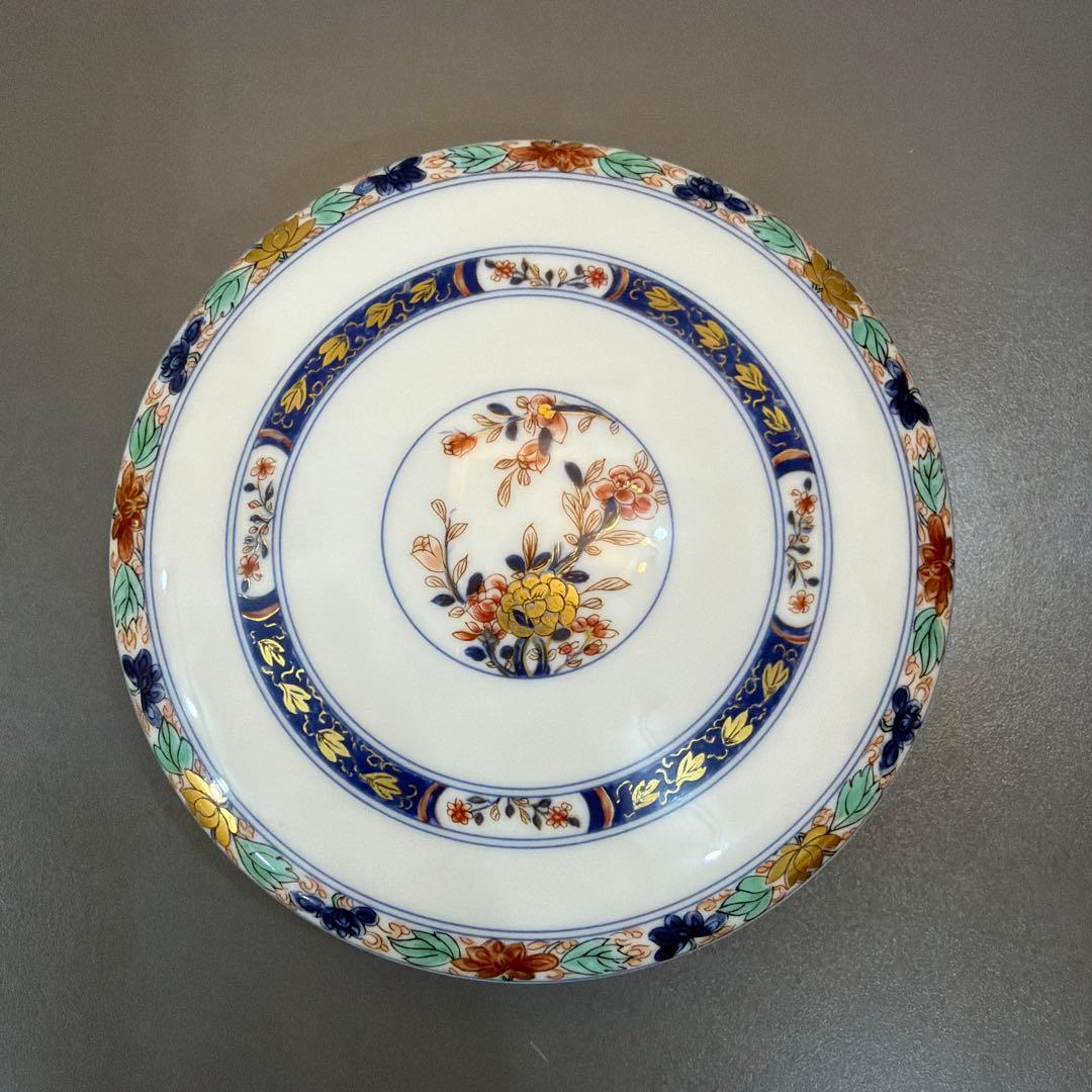 【極希少】RAYNAUD Limoges 九谷 金彩 花柄 蓋付き 小物入れ