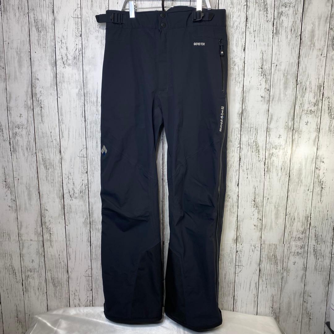 montbell パウダートラック　サーマパンツ 黒　スキー　スノーボード　M