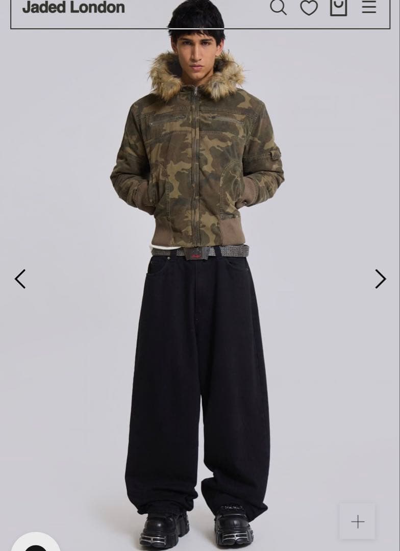 最安値　jaded london Marshal Camo Jacket