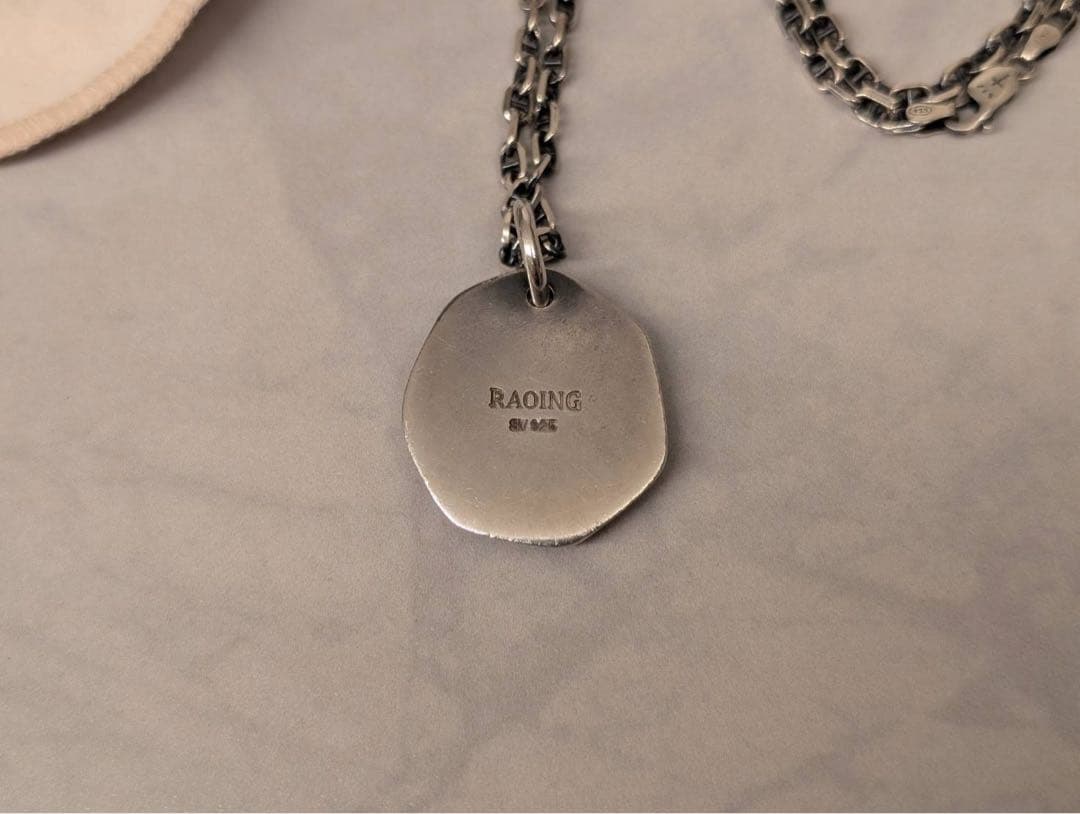 RAOING シルバー ペンダントネックレス