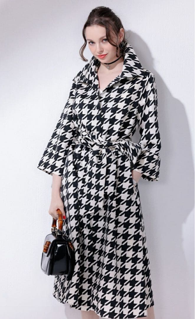 【週末セール】新品春物　レジィーナロマンティコ コートワンピース