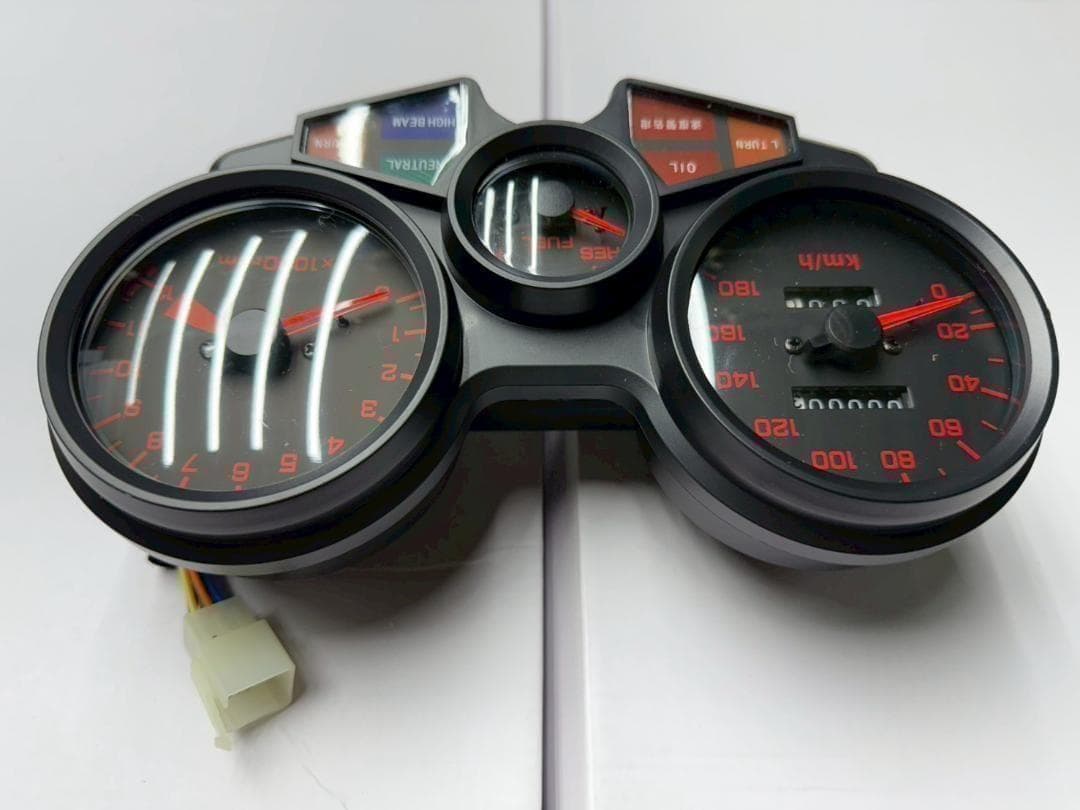 CBX400F メーター リプロ　赤/２型　 当時仕様CBX550F　1型