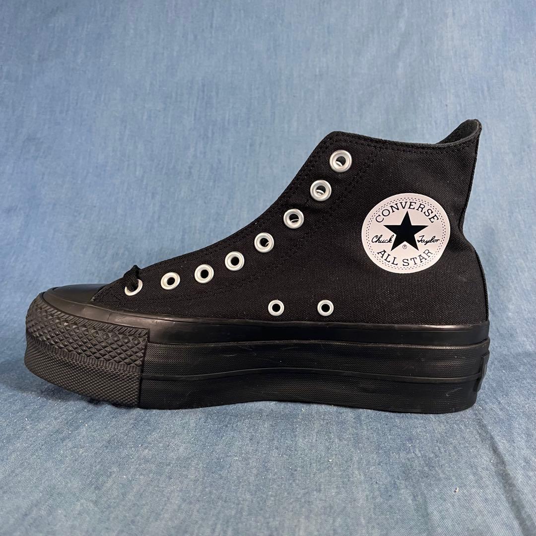 コンバース オールスター R リフテッド HI 厚底 スニーカー 黒25cm