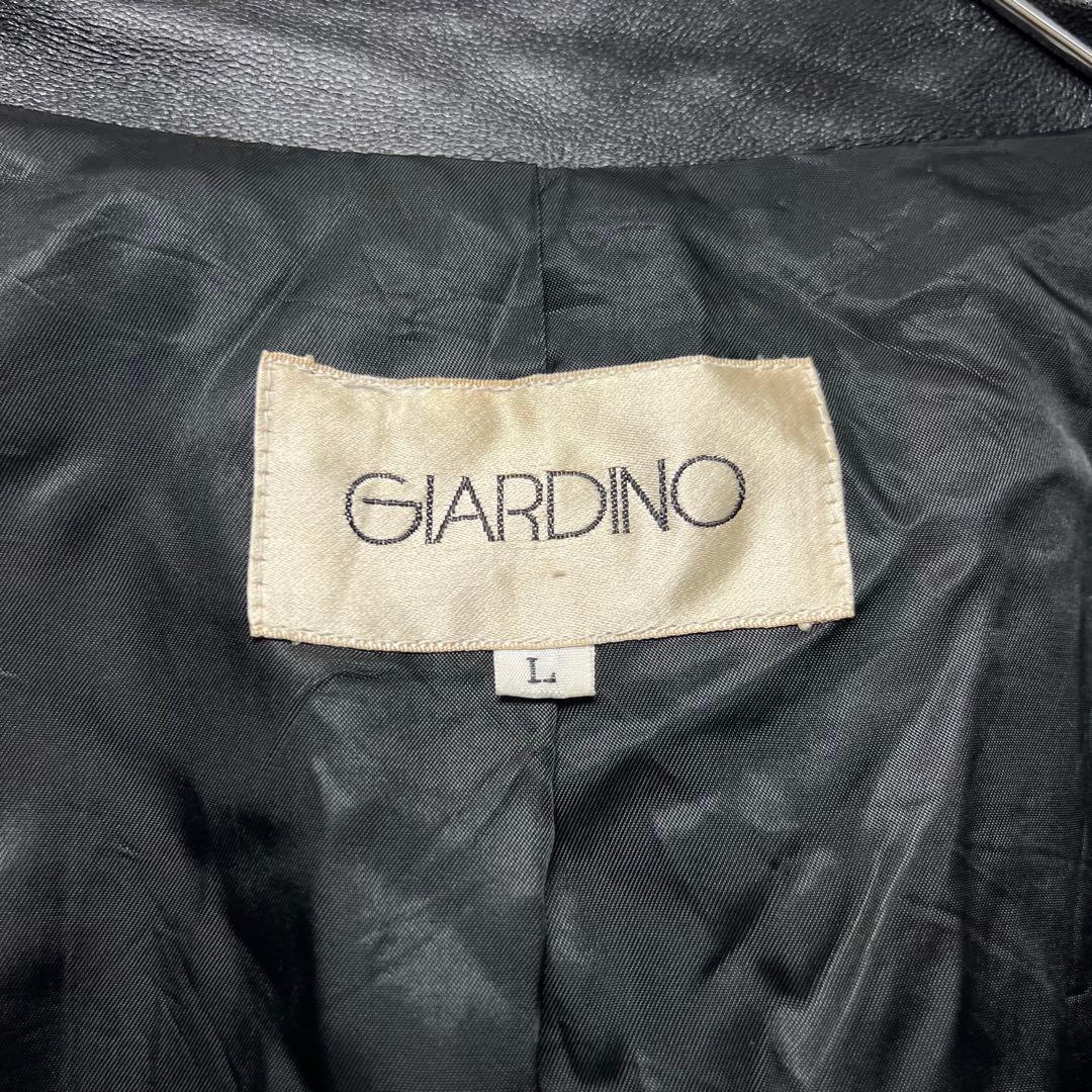 極上オールレザー✨ ラムレザーロングコート アウター 羊革 本革 メンズ モード