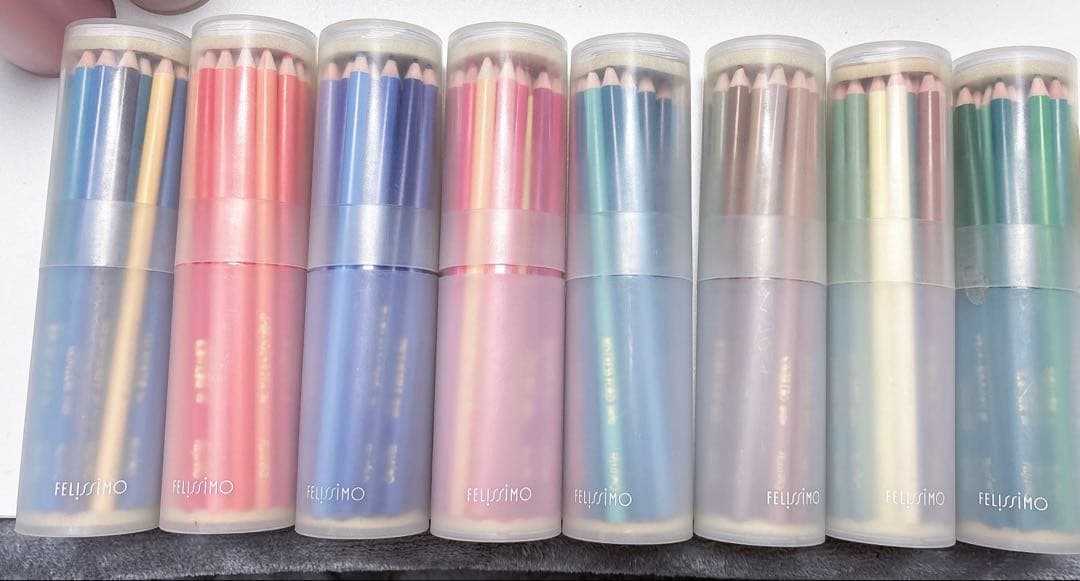 フェリシモ 500色 色えんぴつ 15セットまとめ売り不足あり