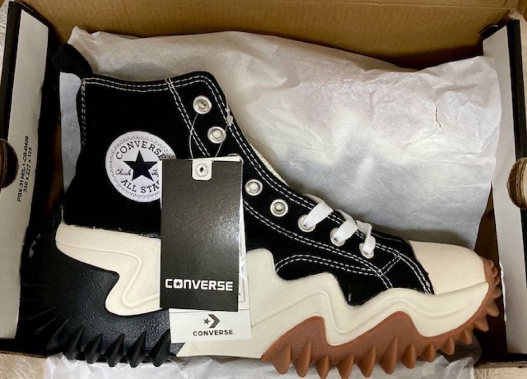 ランスターモーション(韓国モデル)ハイカットブラックサイズ23.5cm 未使用品