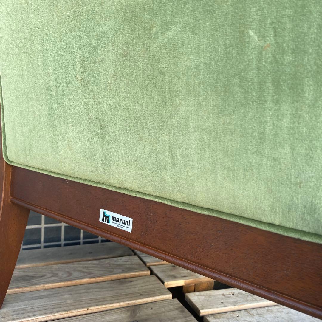 稀少 昭和レトロ maruni 一人掛けソファ 地中海 70年代