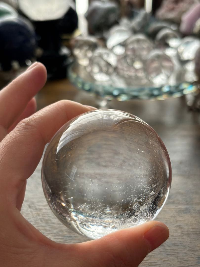 水晶＊クリアクリスタル＊5.9cmスフィア＊パワーストーン天然石