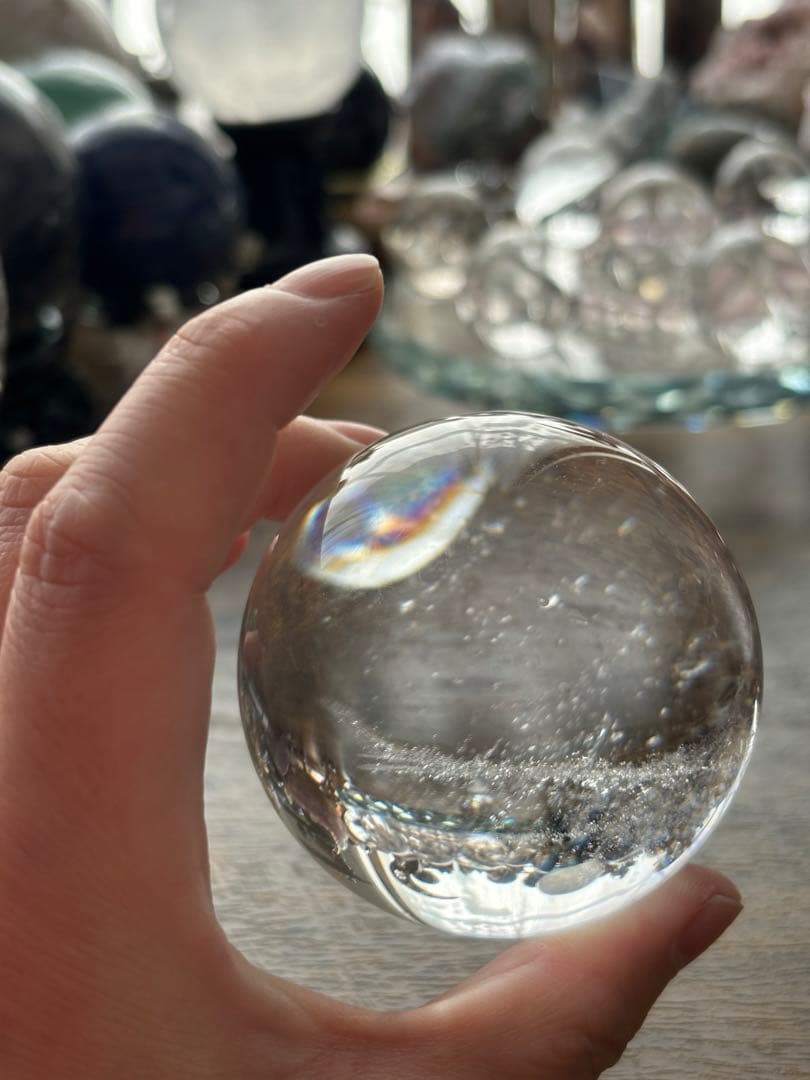 水晶＊クリアクリスタル＊5.9cmスフィア＊パワーストーン天然石