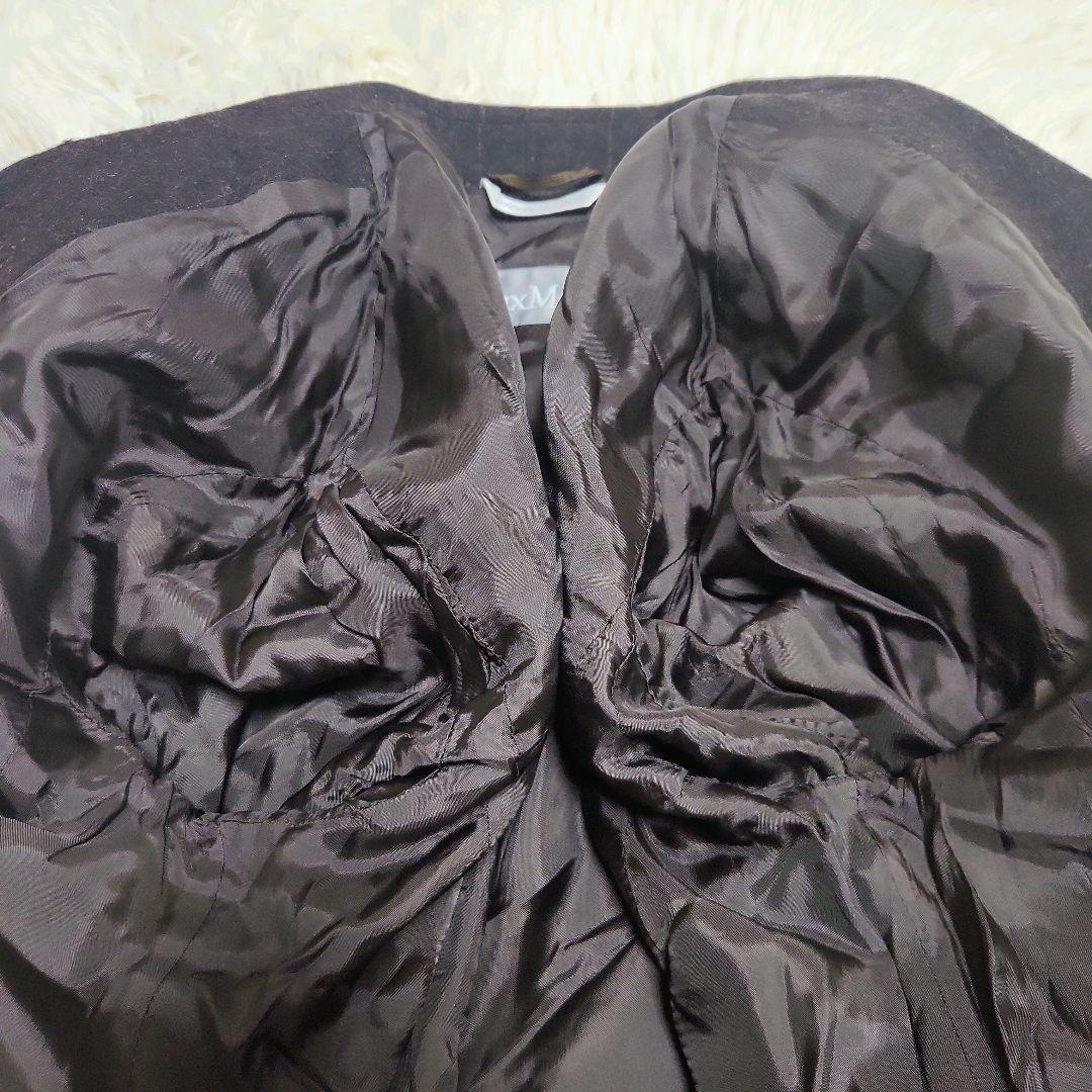 マックスマーラ　銀タグ　イタリア製　ダブルスーツ　ストライプ柄