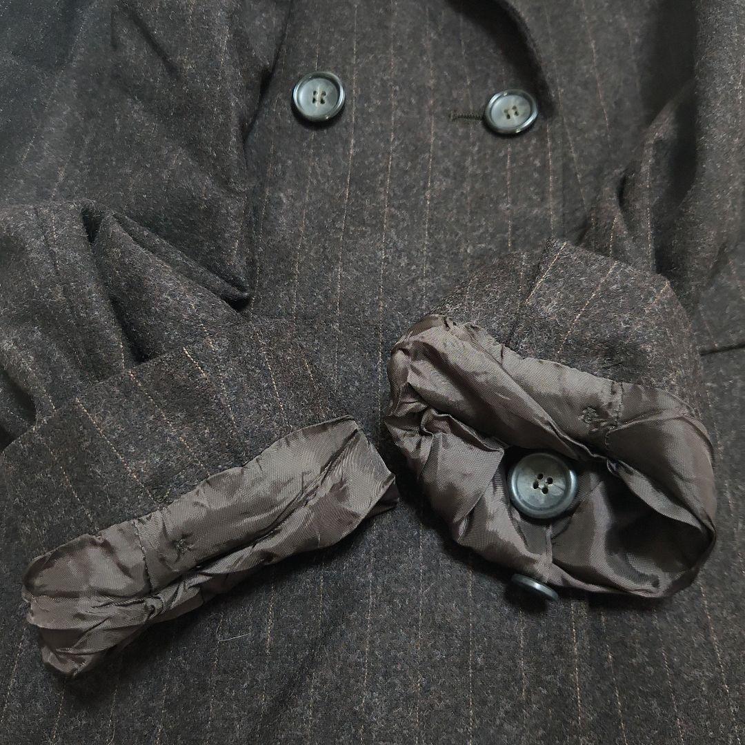 マックスマーラ　銀タグ　イタリア製　ダブルスーツ　ストライプ柄