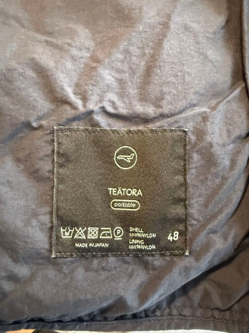 ジャケット・アウター TEATORA/DEVICE COAT NAVY 48