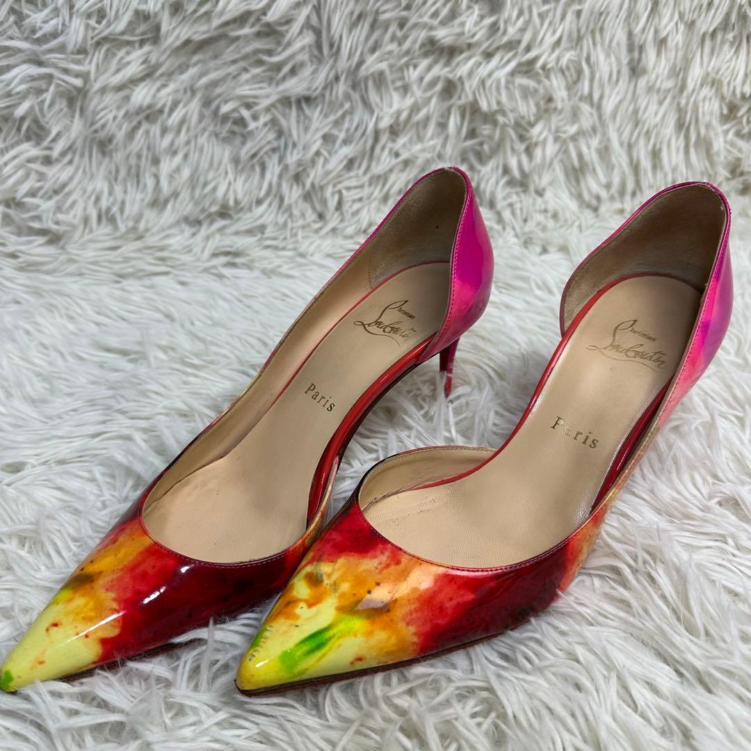 Christian Louboutin ハイヒール マルチカラー 伊製 24.5