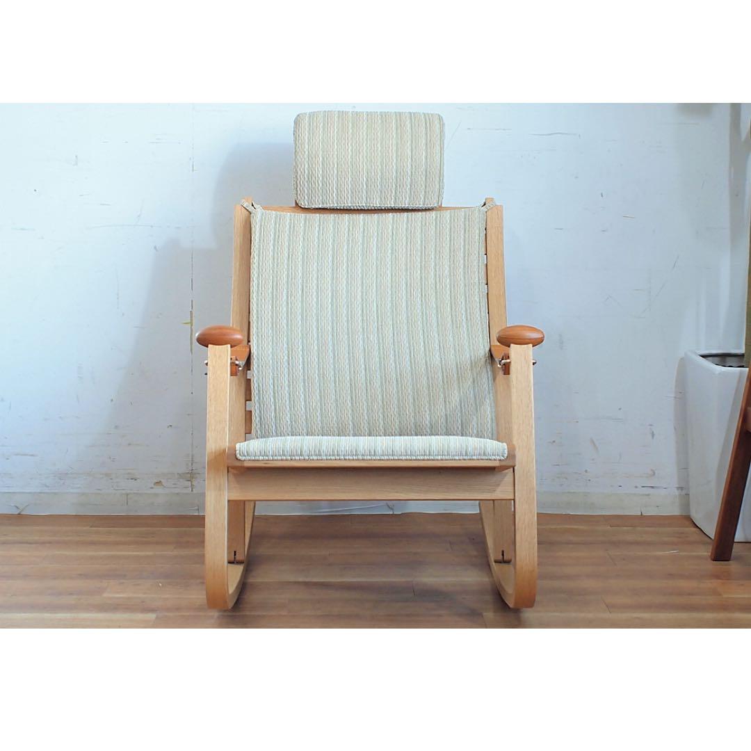 カンディハウス ソリ ロッカー 定価29.8万 ロッキングチェア