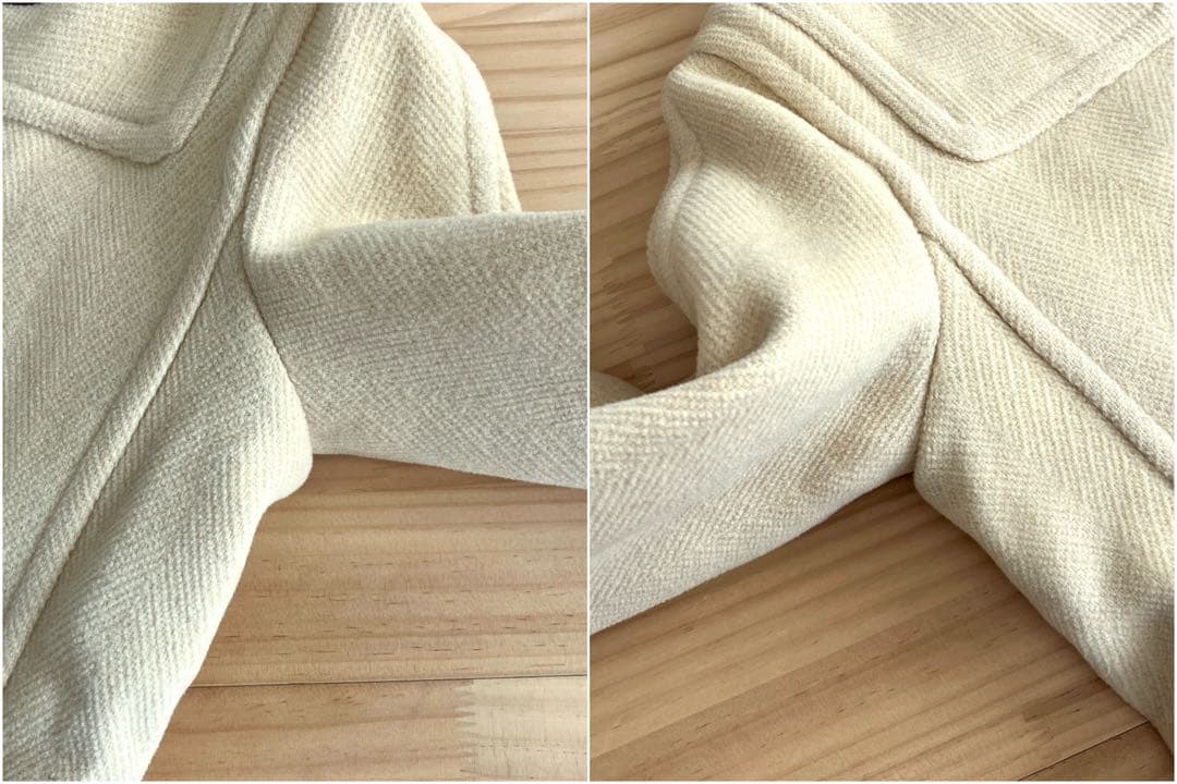 美品 オールドイングランド ウール100 ダッフルコート M ベージュ ショート