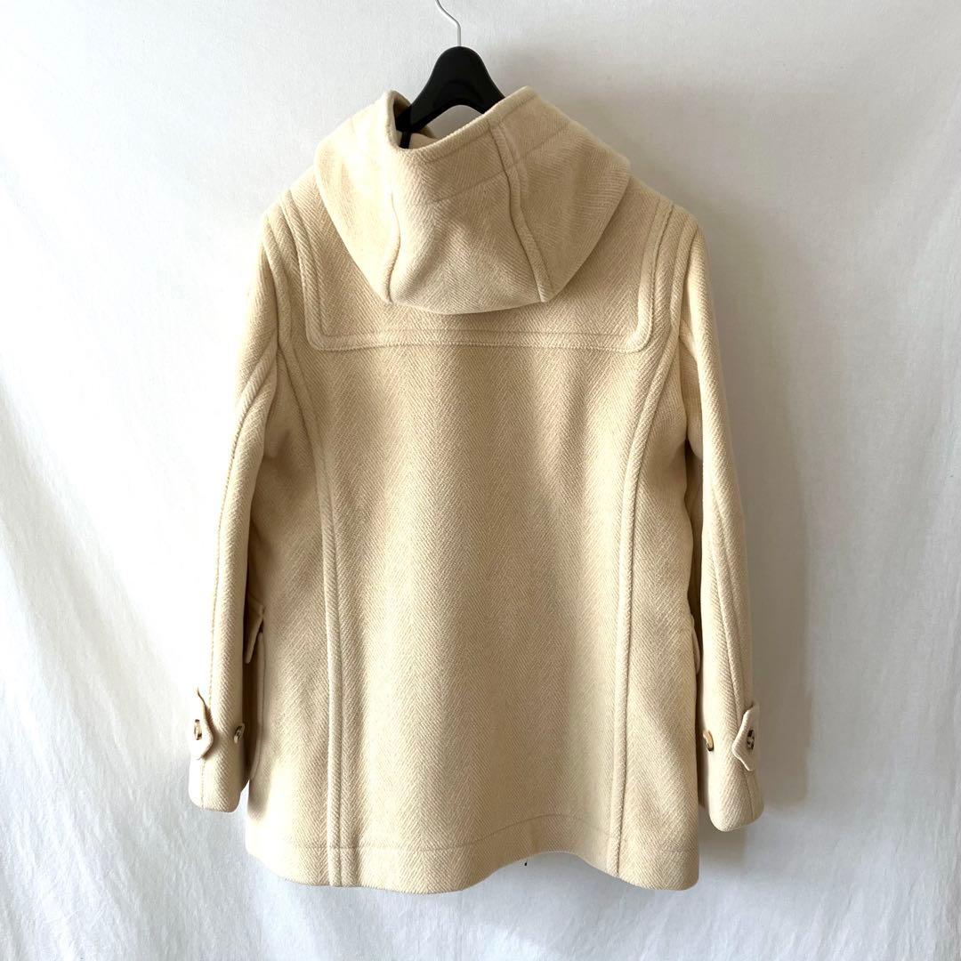 美品 オールドイングランド ウール100 ダッフルコート M ベージュ ショート