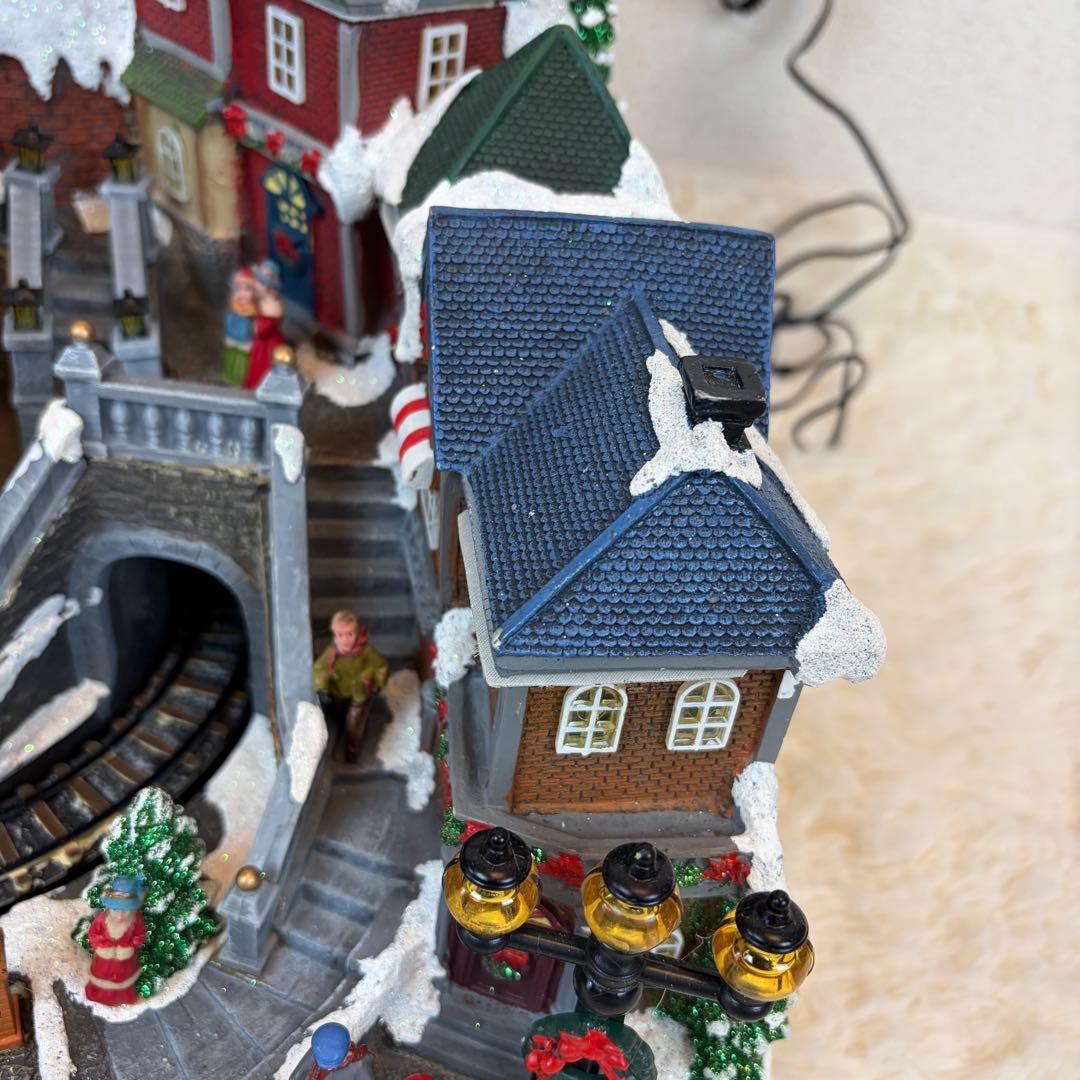 極美品 希少 コストコ クリスマス ビレッジ Animated Village