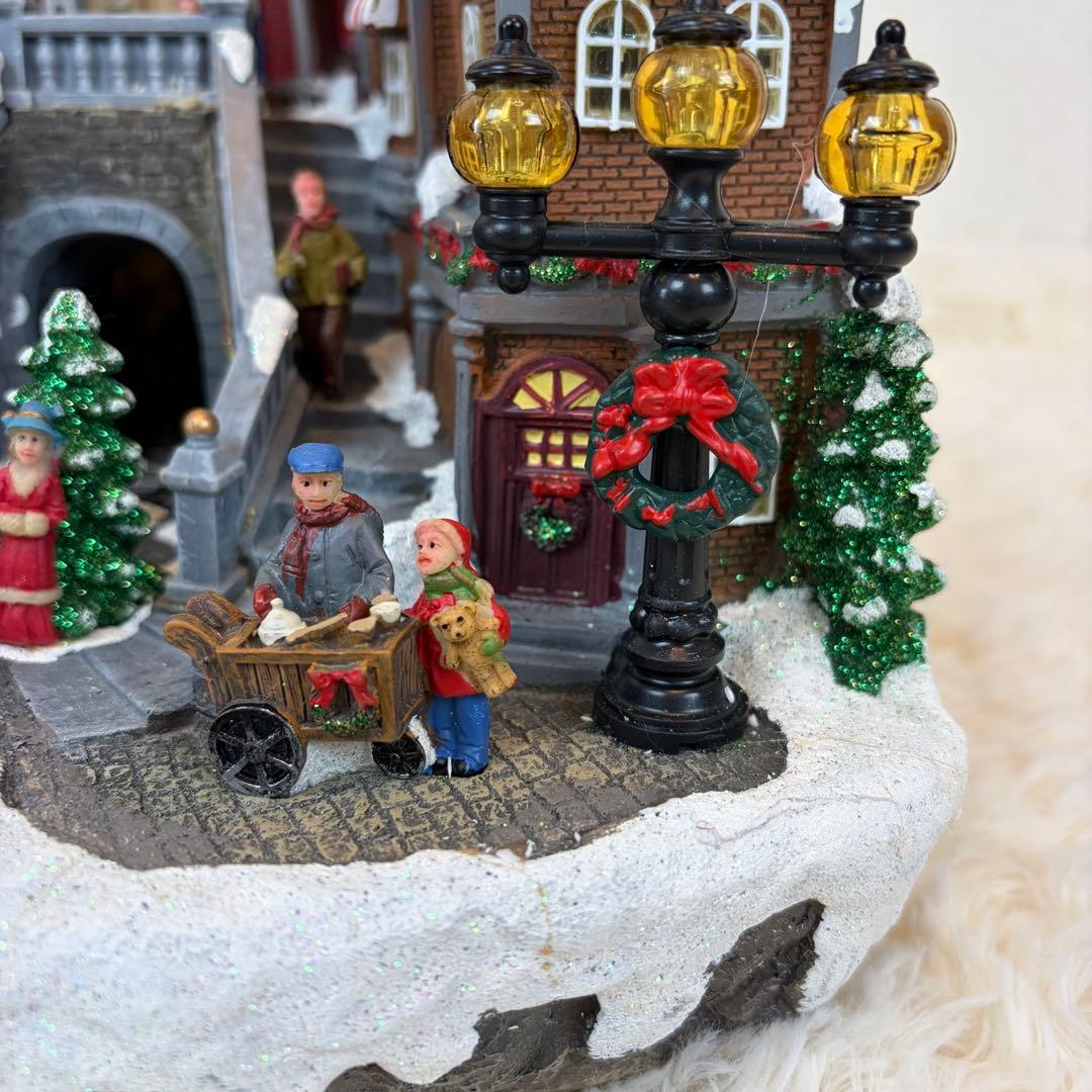 極美品 希少 コストコ クリスマス ビレッジ Animated Village