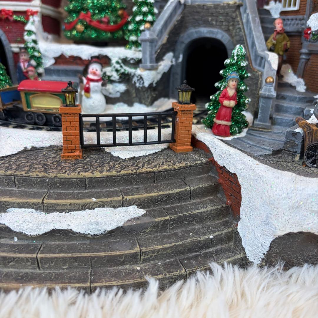 極美品 希少 コストコ クリスマス ビレッジ Animated Village