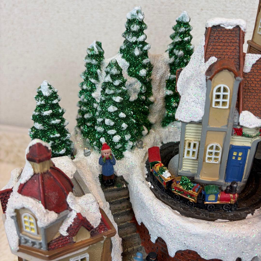 極美品 希少 コストコ クリスマス ビレッジ Animated Village