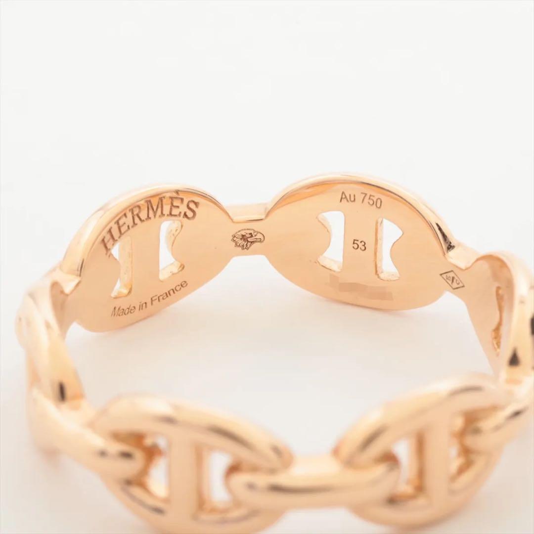 エルメス シェーヌダンクル アンシェネ リング