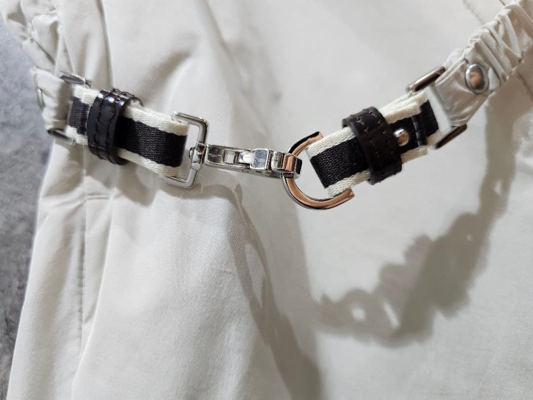 S Max Mara EASY LIVINGフード付 ロングジレ ウエストベルト