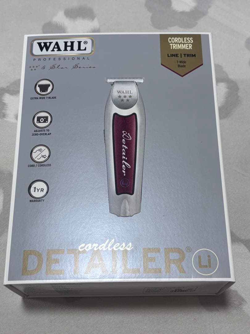 美品✨WAHL ウォール　Detaunter バリカン 充電器付きディテーラー
