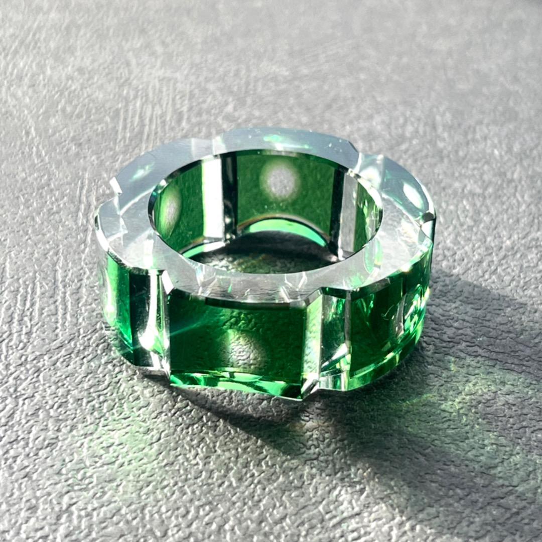 【美品】江戸切子 箸置き セット ガラス クリア