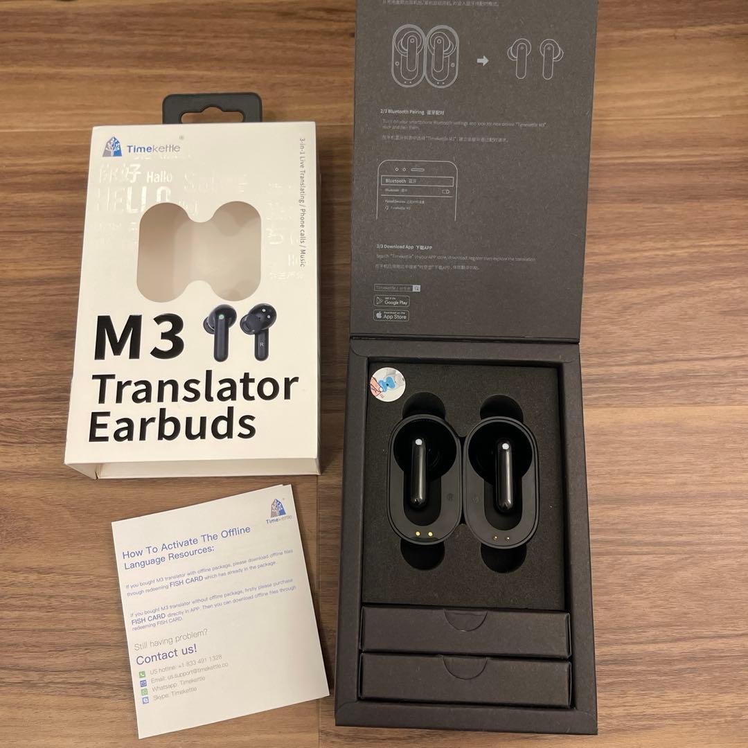 Timekettle M3 イヤホン翻訳機 オフライン式