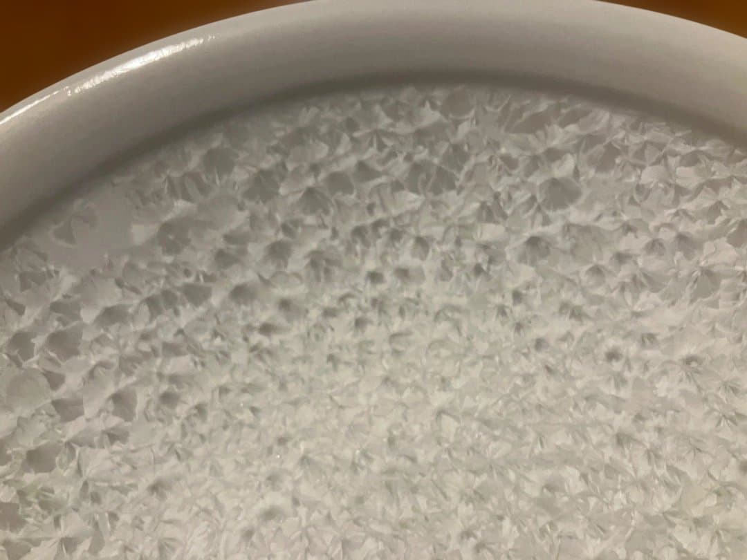 【美濃焼】　結晶ラウンドプレート　7枚