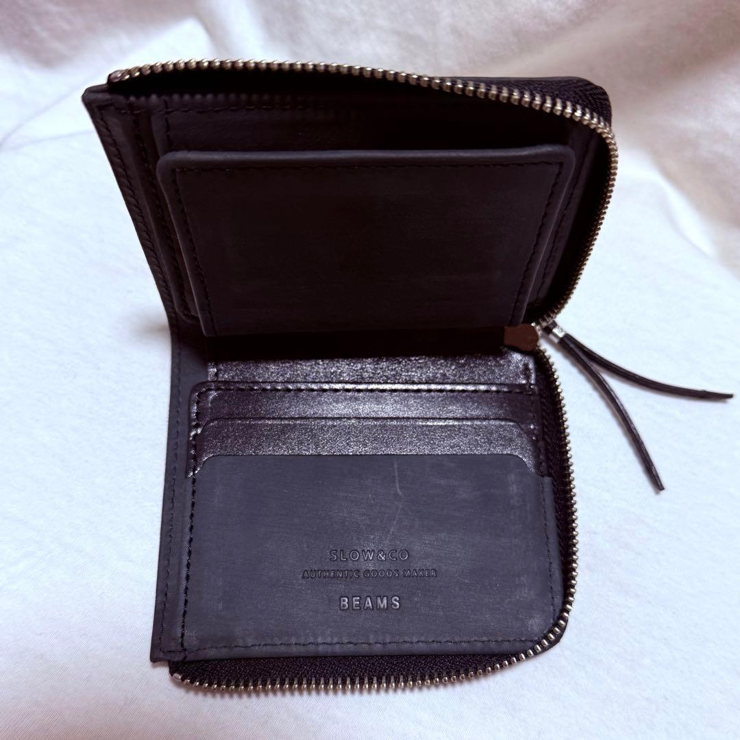SLOW ウォレット　黒　コンパクト　財布