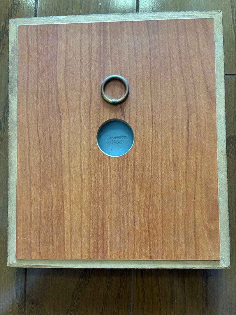  ウェッジウッド　陶板　壁掛け　ジャスパー　ブルー　額縁　絵画