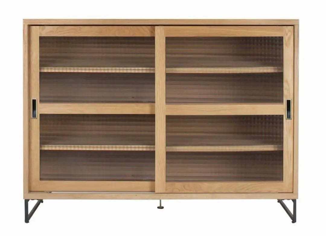 レア品★splem slide glass lowboard 1200