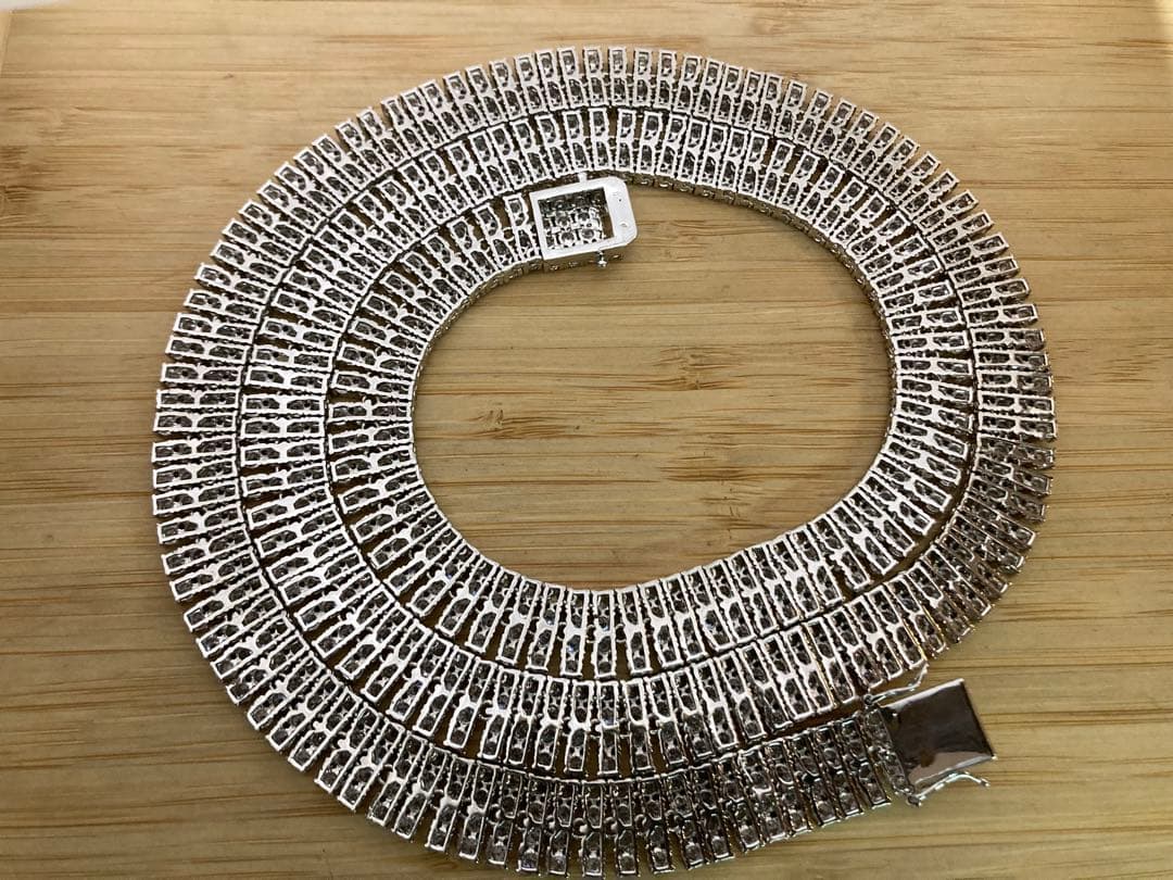 pimpcode blass製 4row テニス ネックレス avalanche