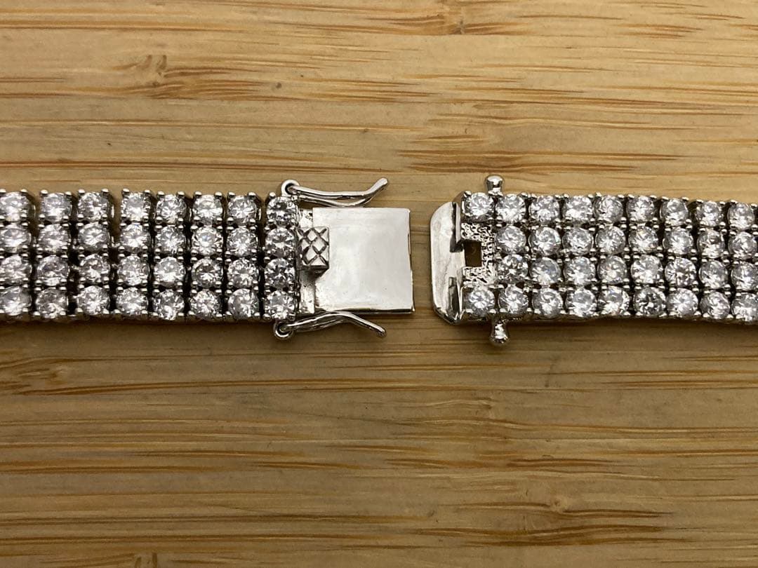 pimpcode blass製 4row テニス ネックレス avalanche