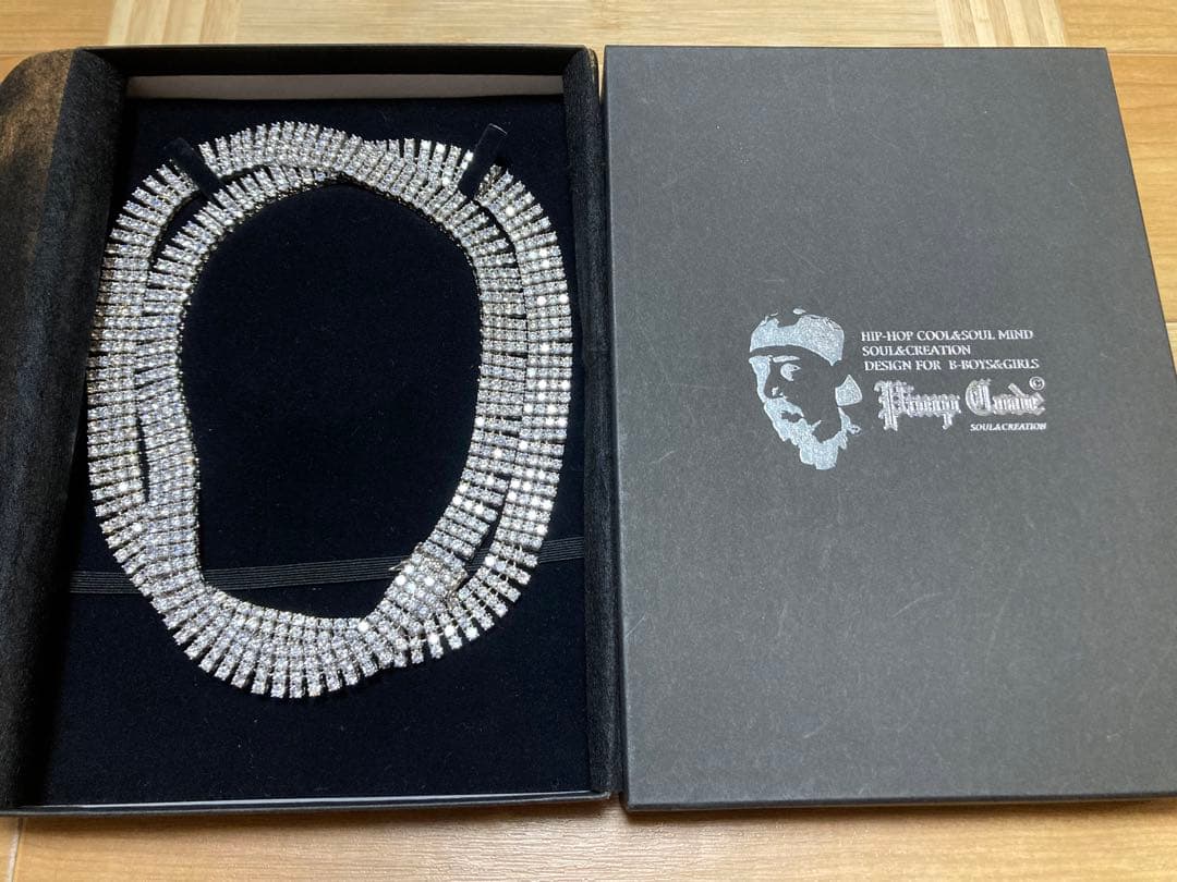 pimpcode blass製 4row テニス ネックレス avalanche