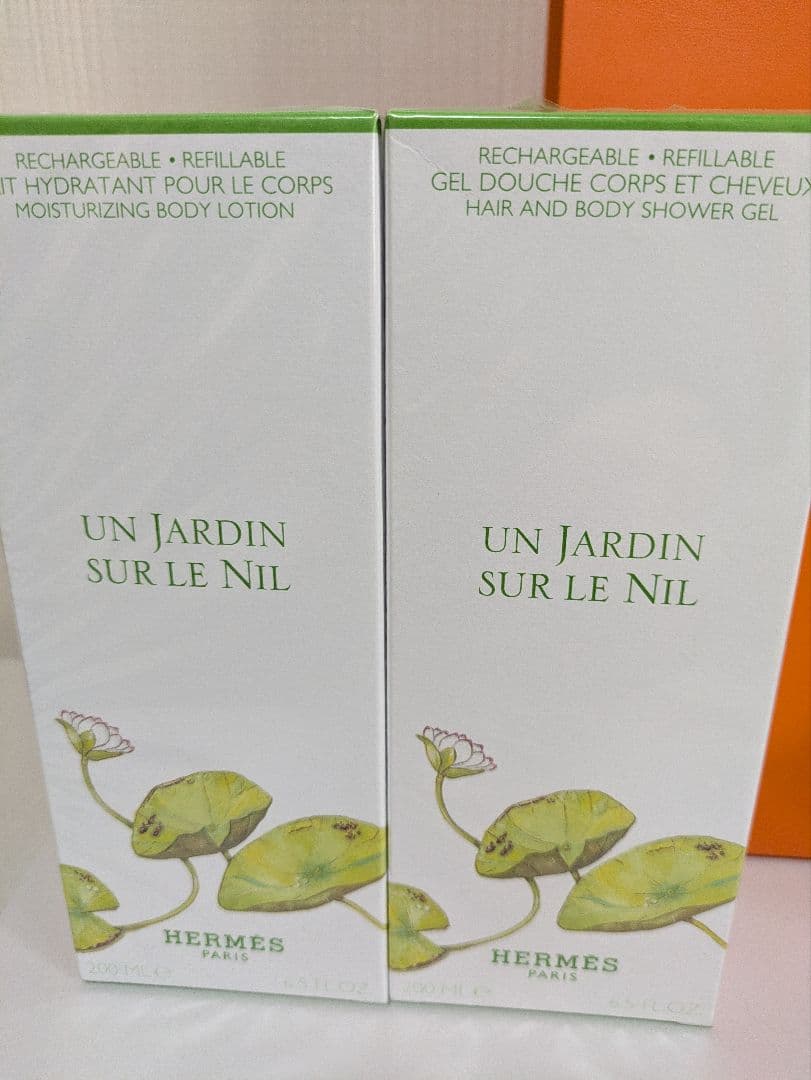 エルメス　ナイルの庭　シャワージェル　ボディローション　バレニアボディソープ