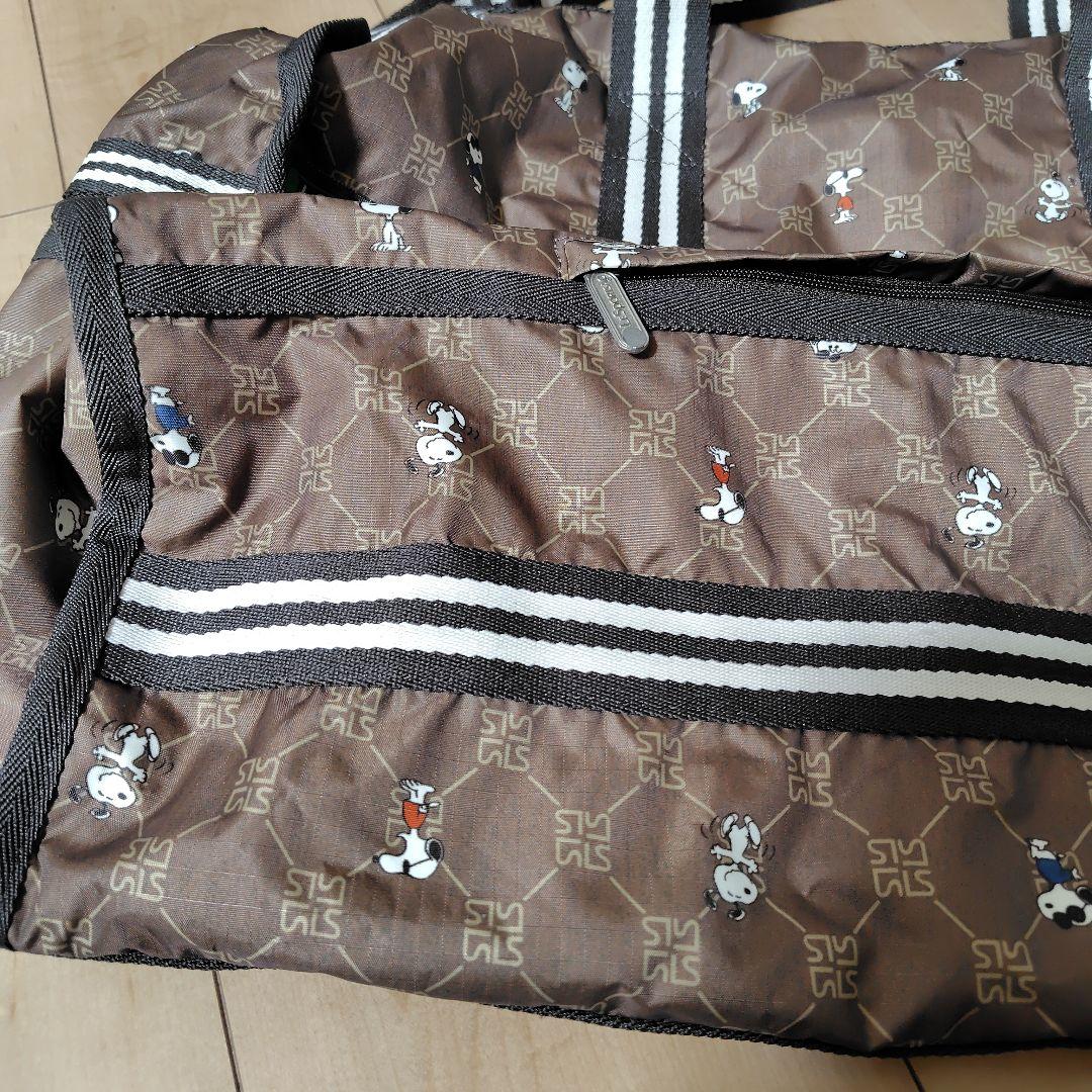 スヌーピー　レスポートサック　ボストンバッグ