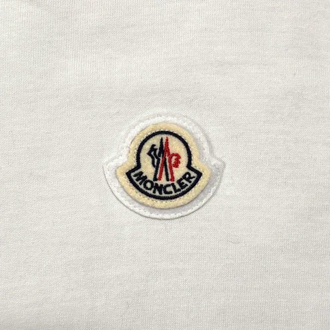 【1/5まで値下げ中】 MONCLER ホワイト 長袖カットソー