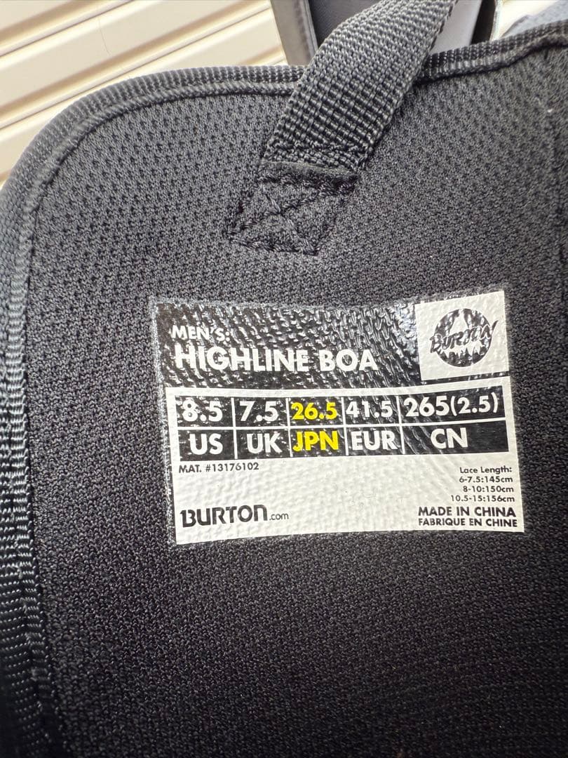 Burton バートン　スノーボードブーツ 26.5
