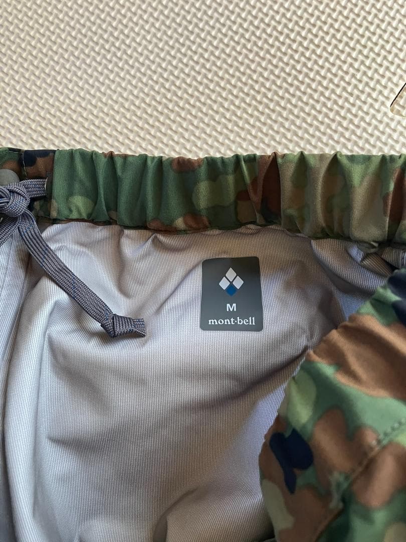 陸上自衛隊　迷彩　雨衣　上下　モンベル　GORE-TEX　M　新品　送料込