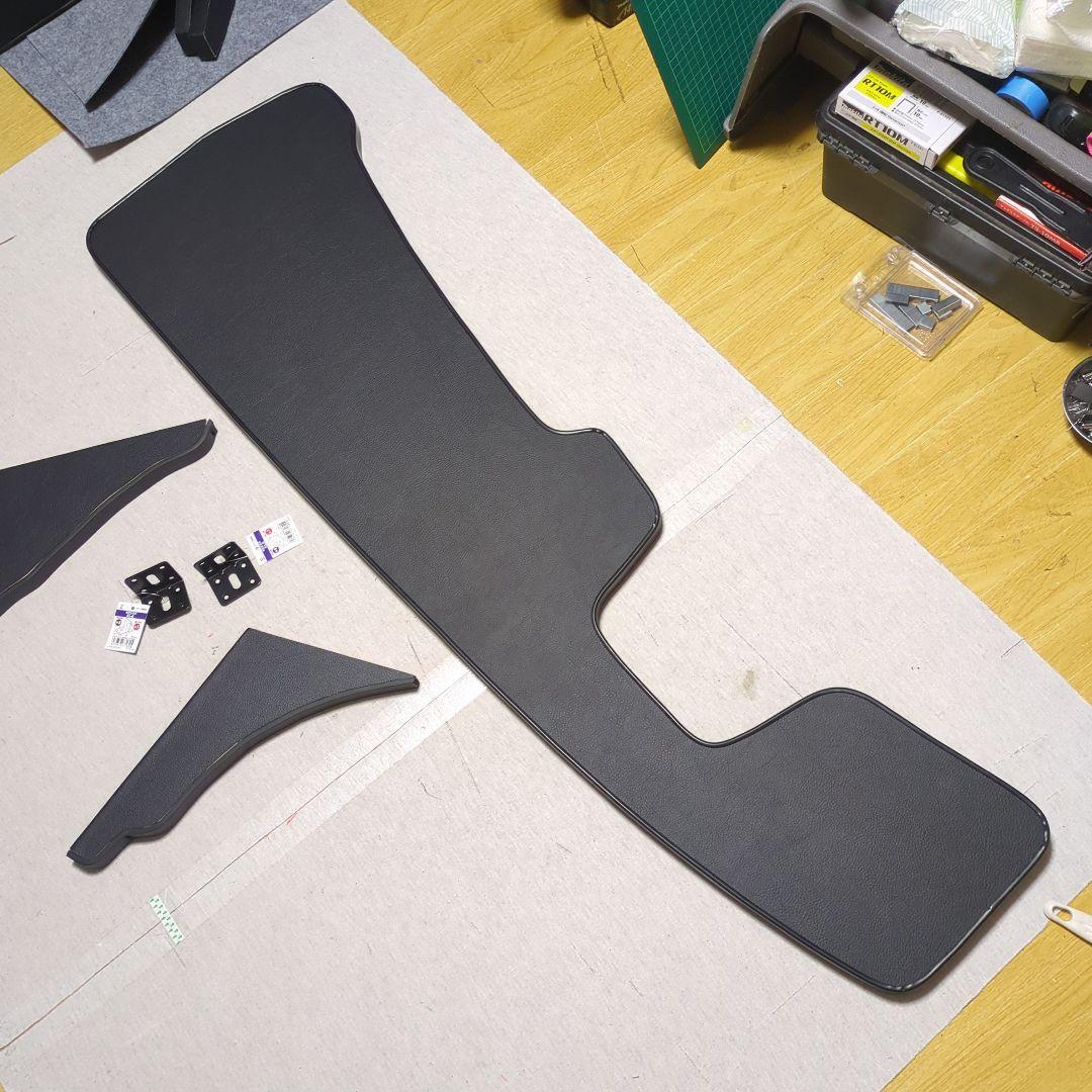 【ヒロ】フロントテーブル【ブラックレザー】