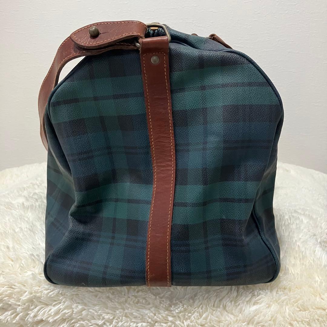 ポロ ラルフローレン ボストンバッグ 2way PVC 旅行　グリーン