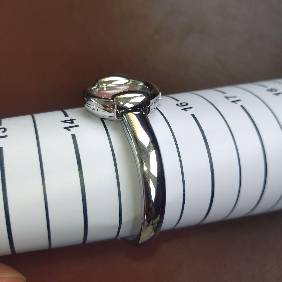 新品電池交換済み　グッチ バングルウォッチ 1400L ピンクシェル文字盤