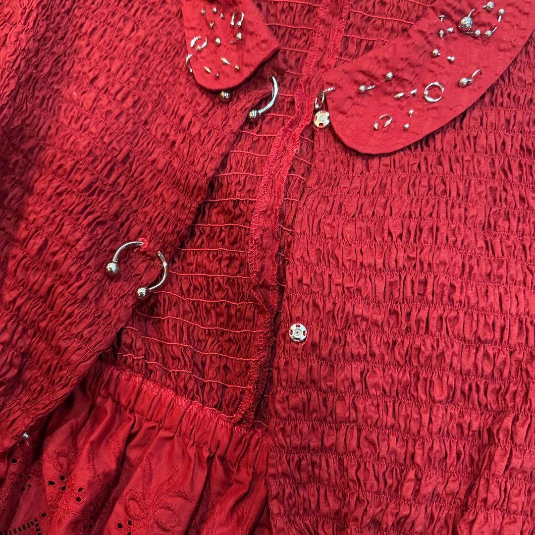 トップス emary / Piercing flaccid blouse