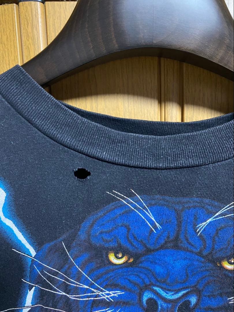 a*認様 【希少】90sアメリカンサンダー ヴィンテージTシャツ ブラックパンサ