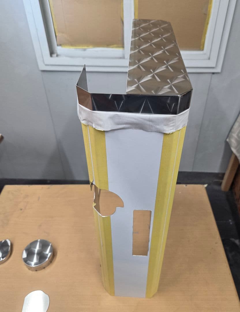 17スーパーグレート等　サブタンク　鱗ステンレスカバー&キャップ類